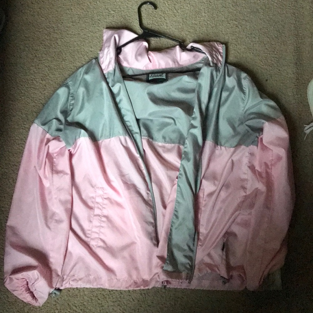 men/women pink jacket